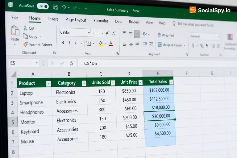 Excel Copy Formula