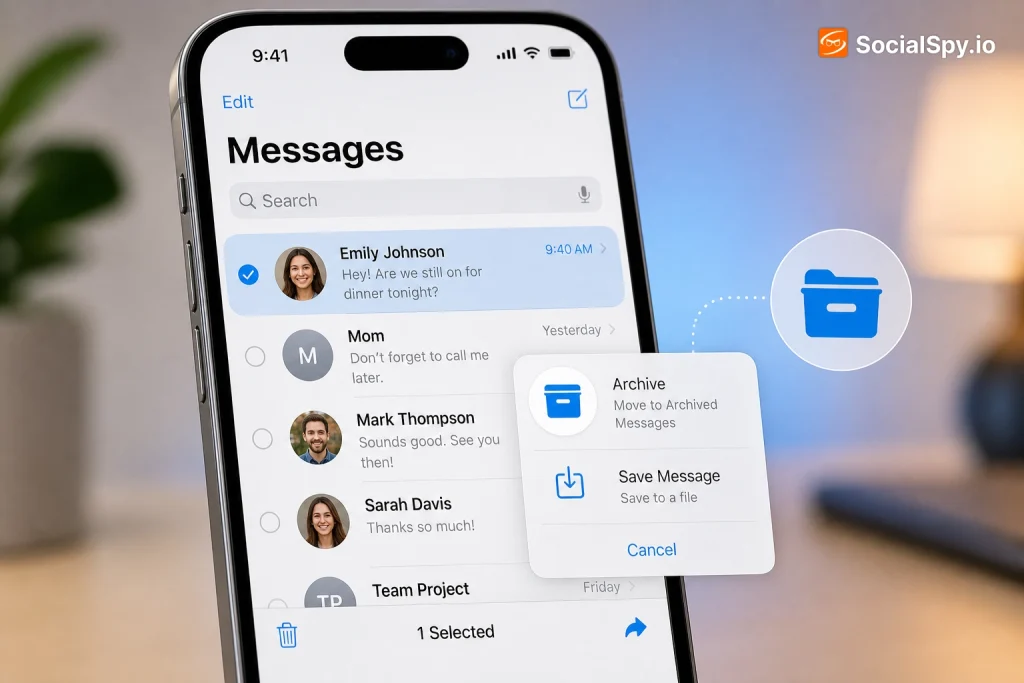 How to Archive Text Messages on iPhone