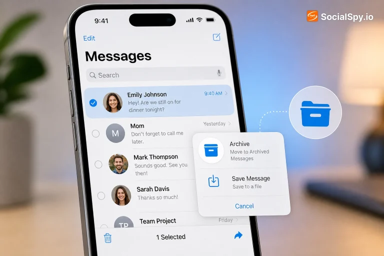 How to Archive Text Messages on iPhone