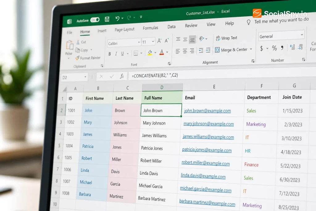 How to Combine Text From Two Cells in Excel