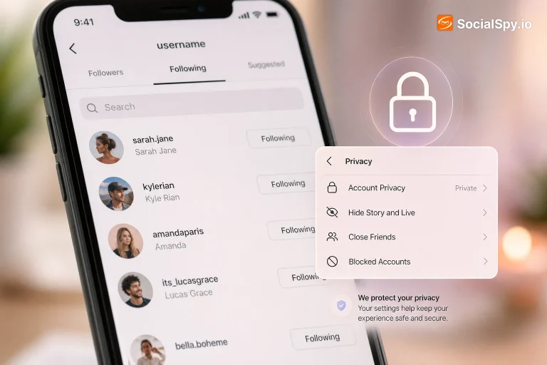 How to Hide Following List on Instagram