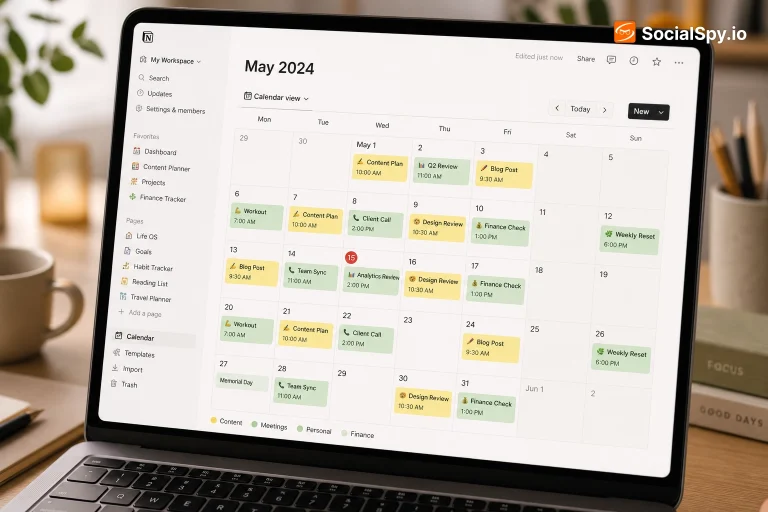 Notion Calendar Widget