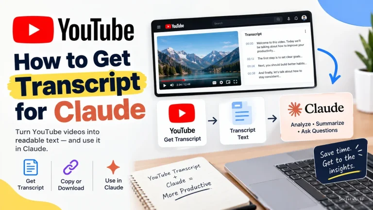 How to Get YouTube Transcript for Claude