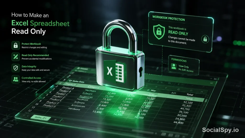 How to Make an Excel Spreadsheet Read Only